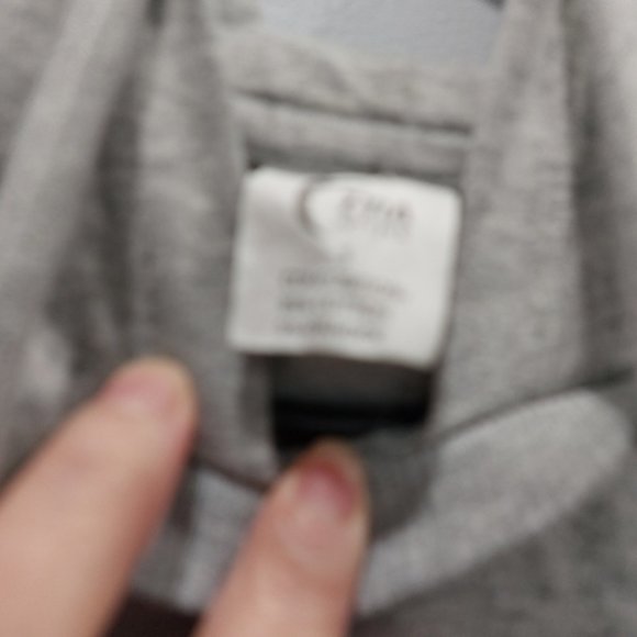 Zyia Active Combo Quilted Hoodie Grey Sweatshirt Size Small - Picture 8 of 10